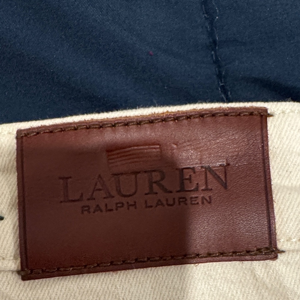 Lauren Ralph Lauren White Straight Leg Jeans Size 6 High Waist Chic - Picture 5 of 5